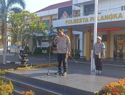 Jaga Kamtibmas Wilkum, Polresta Palangka Raya Pam Aksi Damai Aliansi Masyarakat Dayak Kalteng Bersatu