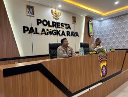Tingkatkan Kualitas Kinerja, Polresta Palangka Raya Hadiri Vicon Anev Beyond Trust Presisi