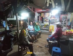 Polsek Sabangau Gelar Patroli di Pasar Kalampangan, Wujudkan Keamanan Warga