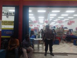 Patroli Polsek Bulik Sambangi Toko Modern, Cegah Aksi Kejahatan
