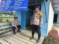 Patroli Dialogis, Polsek Tewang Sangalang Garing dan Pulau Malan Sampaikan Imbauan Kepada Warga.
