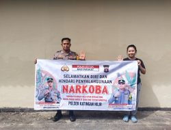 Polsek Katingan Hilir Ajak Masyarakat Tidak Membakar Hutan dan Lahan.