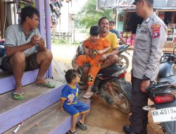 Tingkatkan Sitkamtibmas yang Kondusif ,Polsek Marikit laksanakan Patroli ke Obvit dan pemukiman warga.