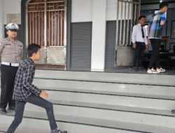 Pengamanan Ibadah Minggu, Satlantas Polres Barito Utara Hadir di Tengah Warga Kota Muara Teweh