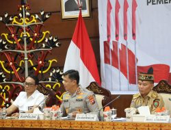 Rakor Bersama Gubernur, Kapolda Komitmen Dukung Percepatan Program Cetak Sawah dan Optimalisasi Lahan di Kalteng