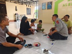Jum’at Berkah, Sat Binmas Polres Lamandau Melakukan Pendampingan Beri Santunan Tali Asih Pada Anak Yatim