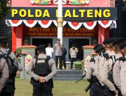 Polda Kalteng Kerahkan Ratusan Personel Pengamanan, Jamin PSU Pilkada di Barito Utara Aman