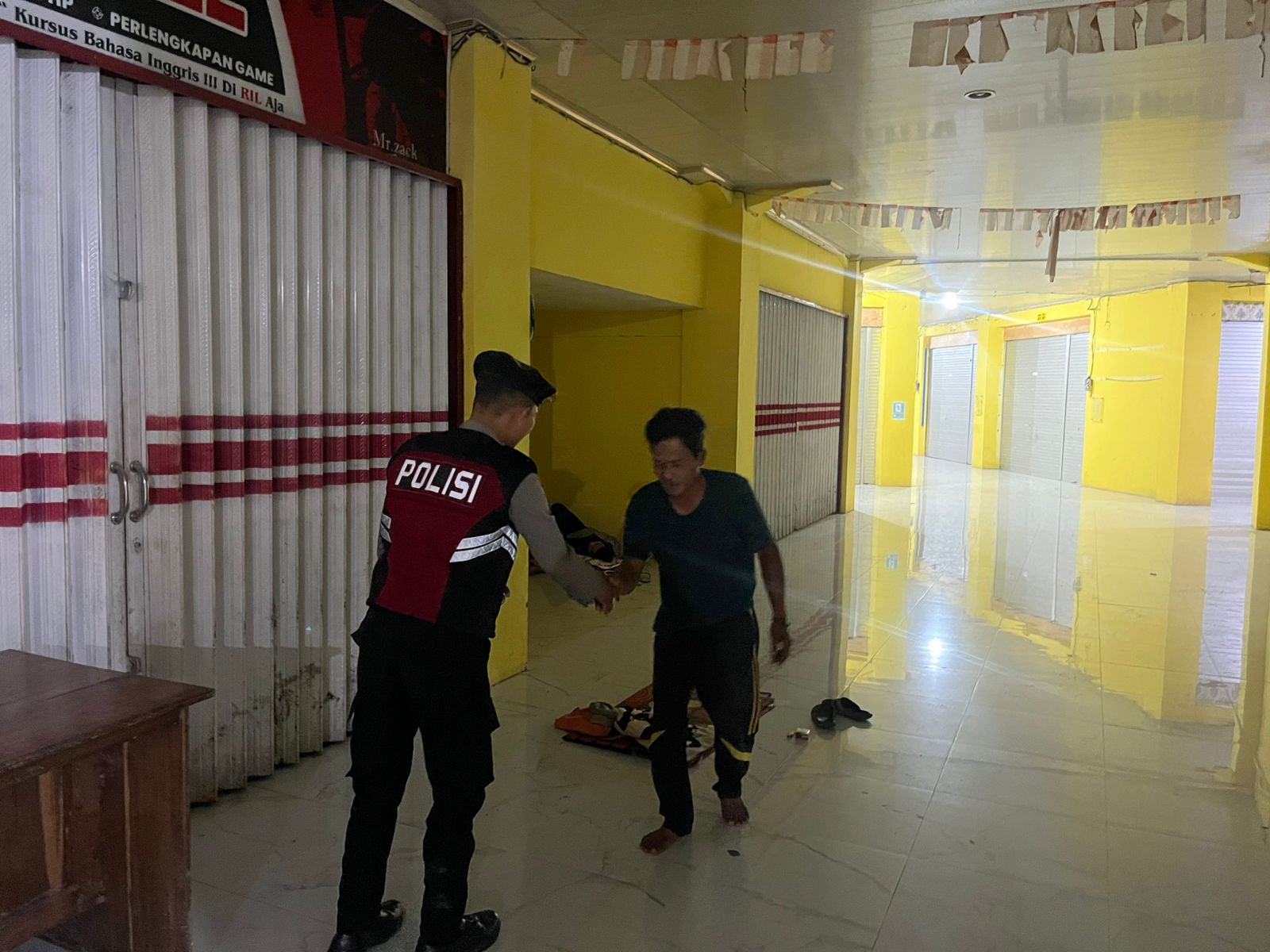 Satuan Samapta Patroli di Pasar Wilayah Hukum Polres Lamandau