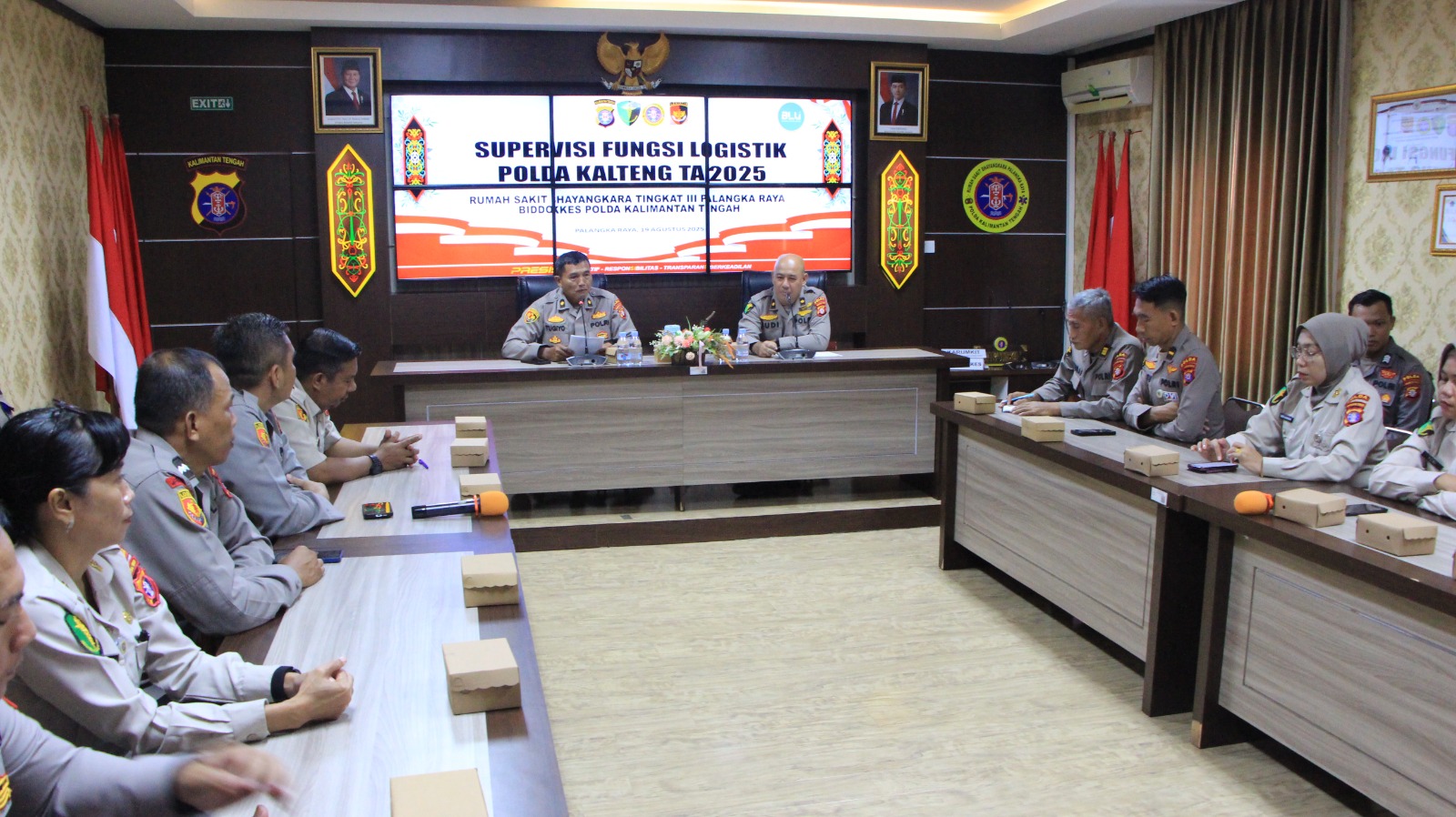 *Perkuat Tertib Administrasi dan Transparansi, Rumkit Bhayangkara Terima Supervisi Logistik Polda Kalteng T.A. 2025*