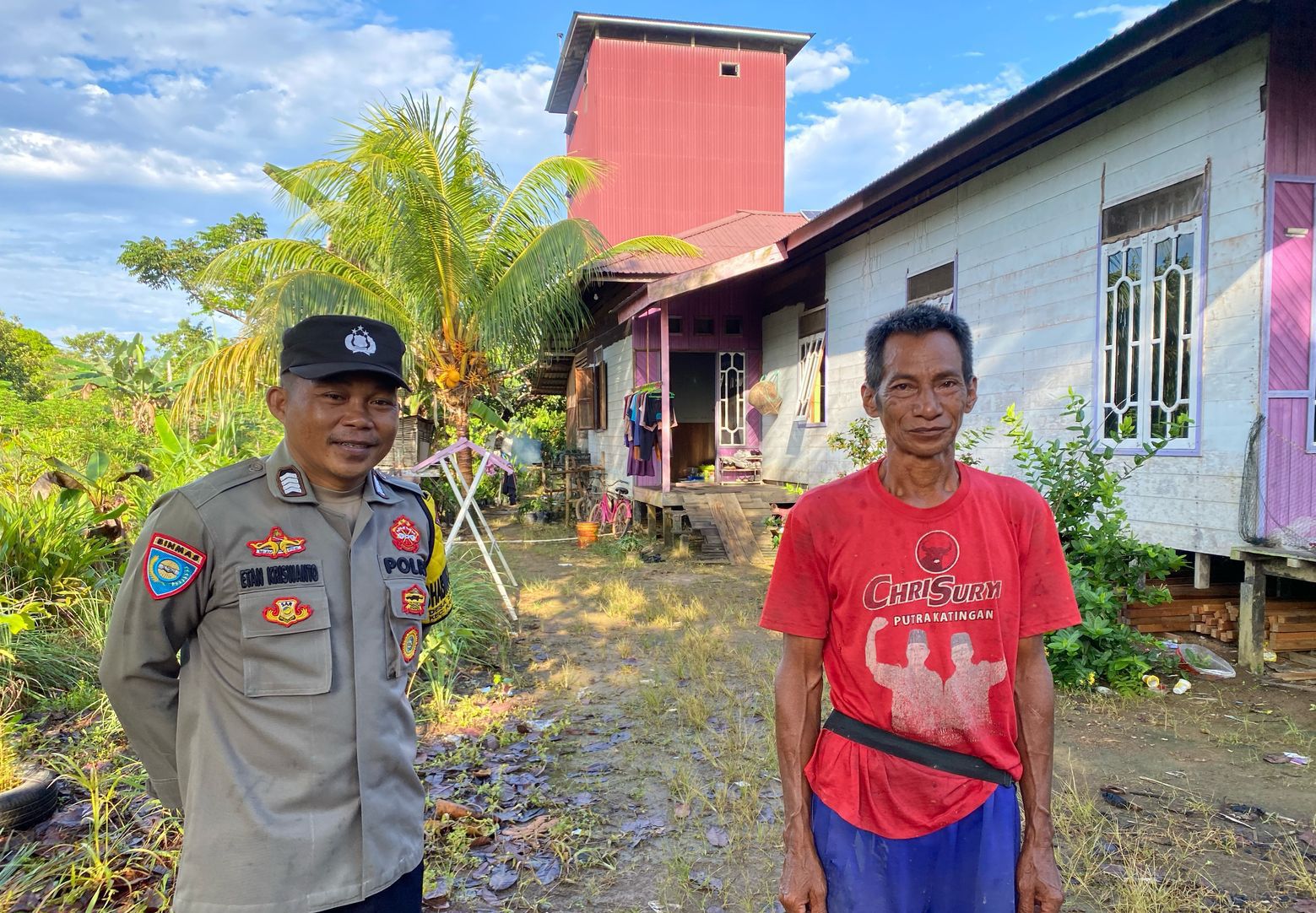 Polsek Katingan Tengah Sambang Kamtibmas