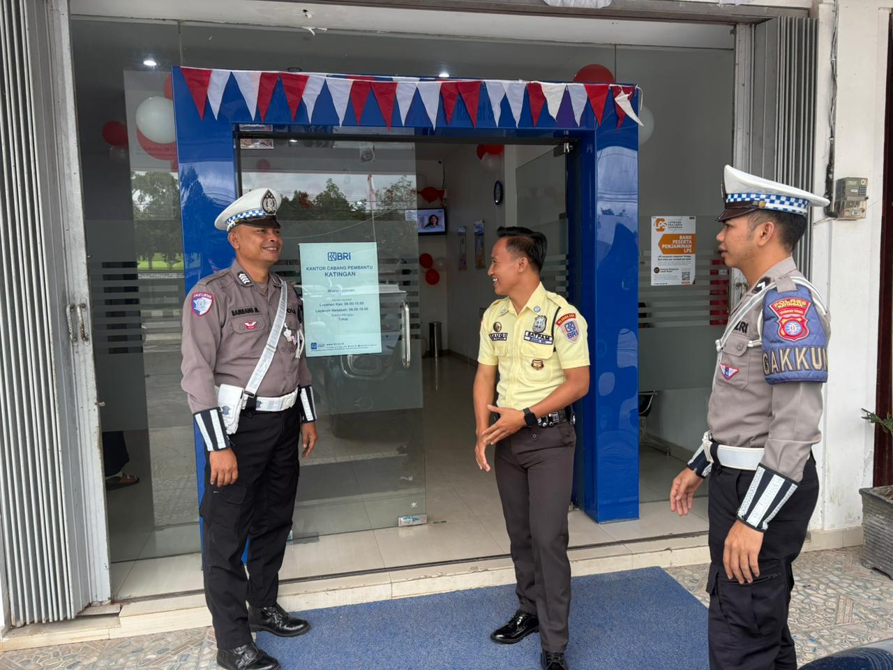 *Satlantas Polres Katingan cek dan kontrol rutin Objek Vital Tiap harinya.*