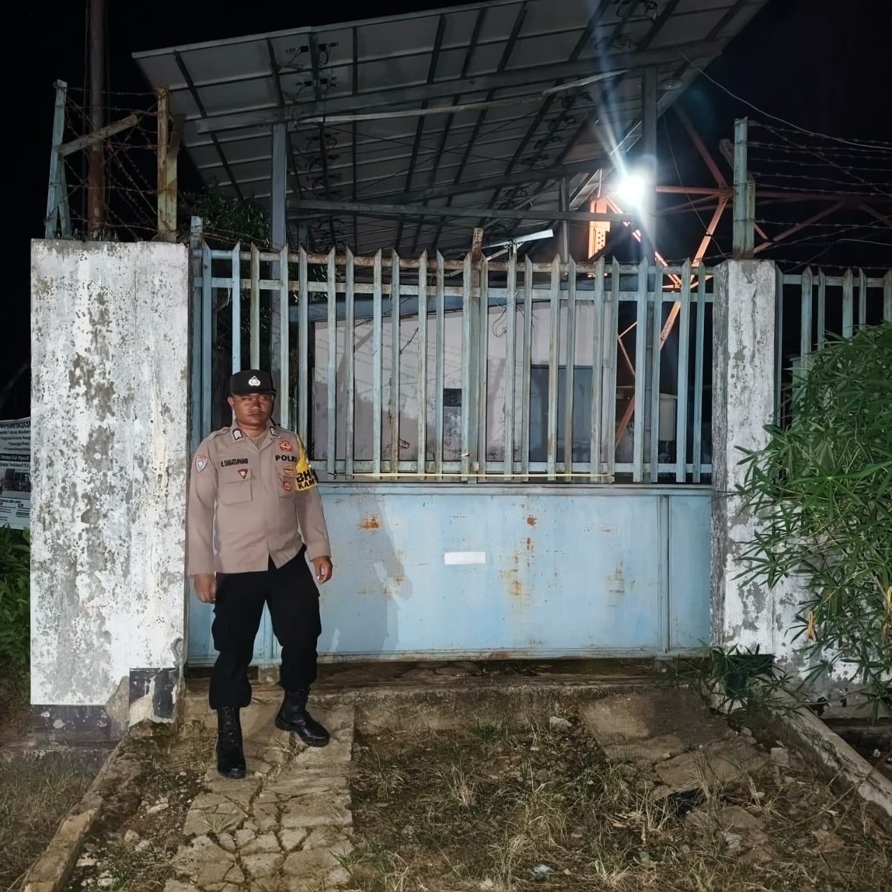 Tingkatkan Sitkamtibmas yang Kondusif ,Polsek Marikit laksanakan Patroli ke Obvit dan pemukiman warga.