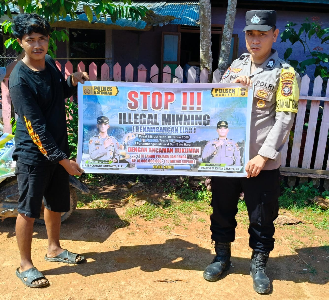 Cegah Ilegal Mining, Pers Polsek Marikit Sambangi Warga…