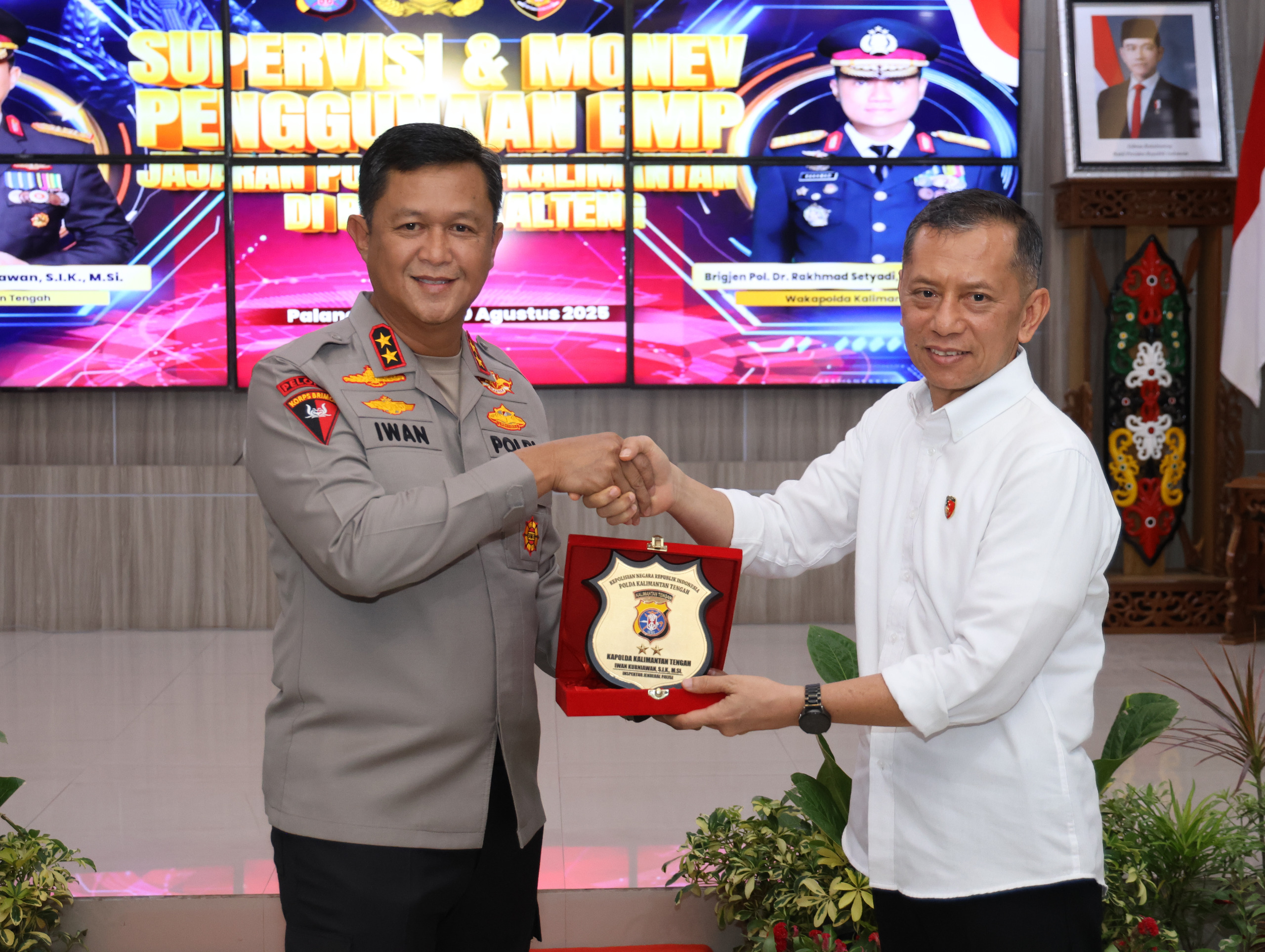 Optimalkan E-MP, Pusiknas Bareskrim Polri Lakukan Supervisi di Polda Kalteng