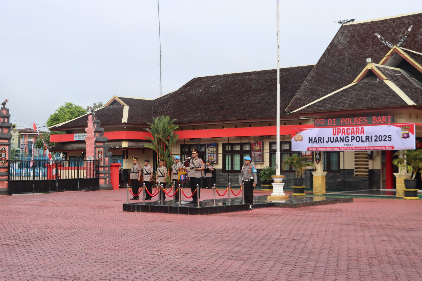 Kapolres Barito Utara Pimpin Upacara Hari Juang Polri, Sinergi Menuju Indonesia Maju