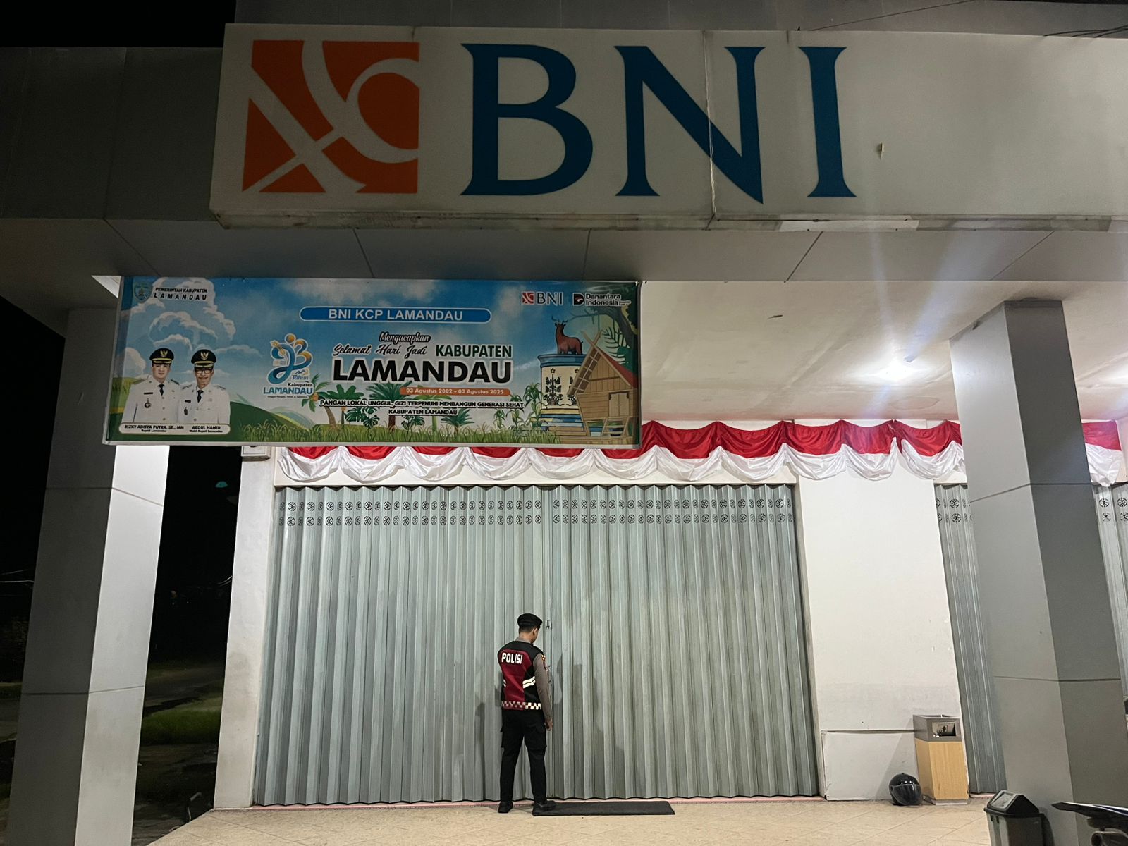 Piket Samapta melaksanakan Patroli di Objek-objek Vital Bank ATM