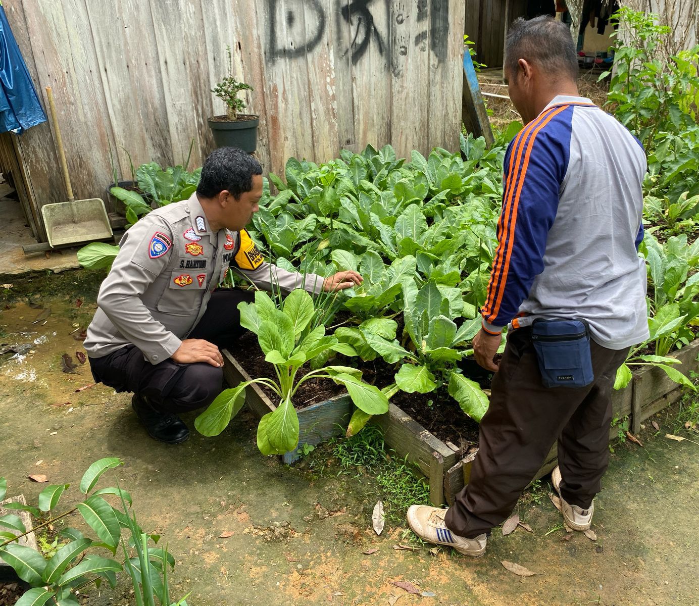 Dukung Ketahanan Pangan, Bhabinkamtibmas Polsek Bulik Silaturahmi ke masyarakat terkait Program Asta Cita Presiden RI