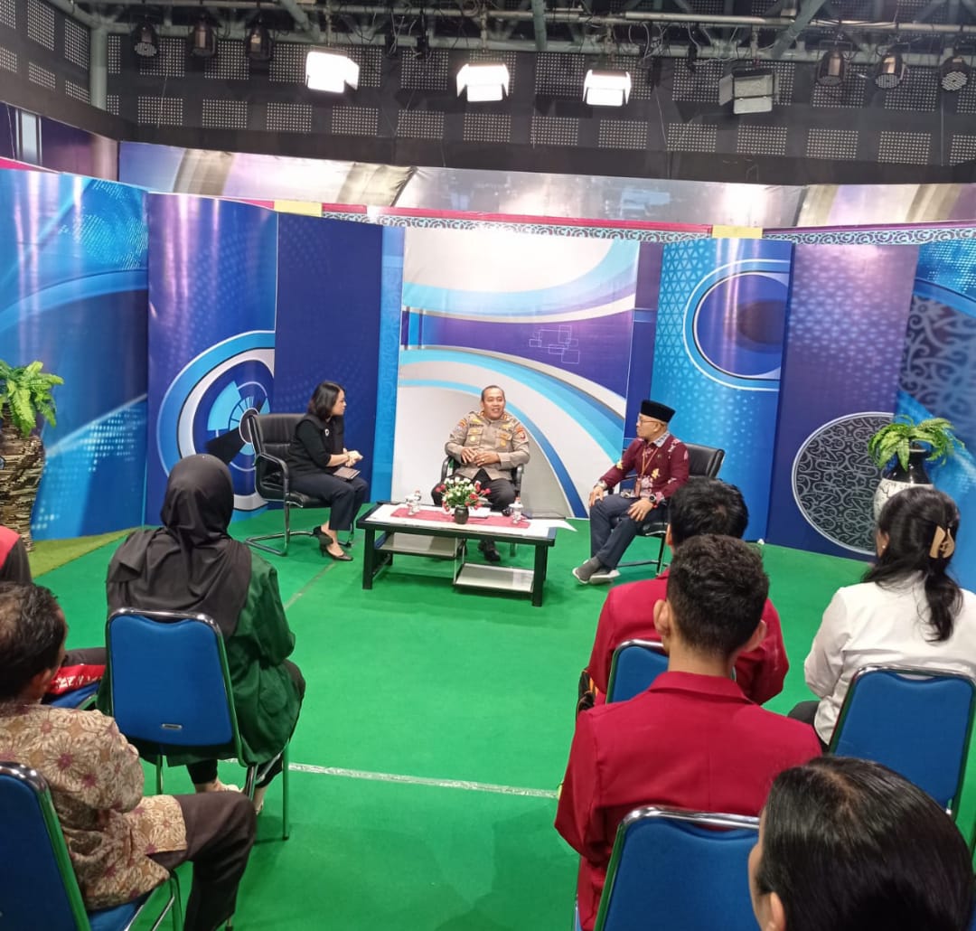 Narasumber Acara Kalteng Bicara di TVRI, Ditbinmas Polda Kalteng Sampaikan Upaya Membangun Sikap Saling Menghargai dan Menghormati Perbedaan