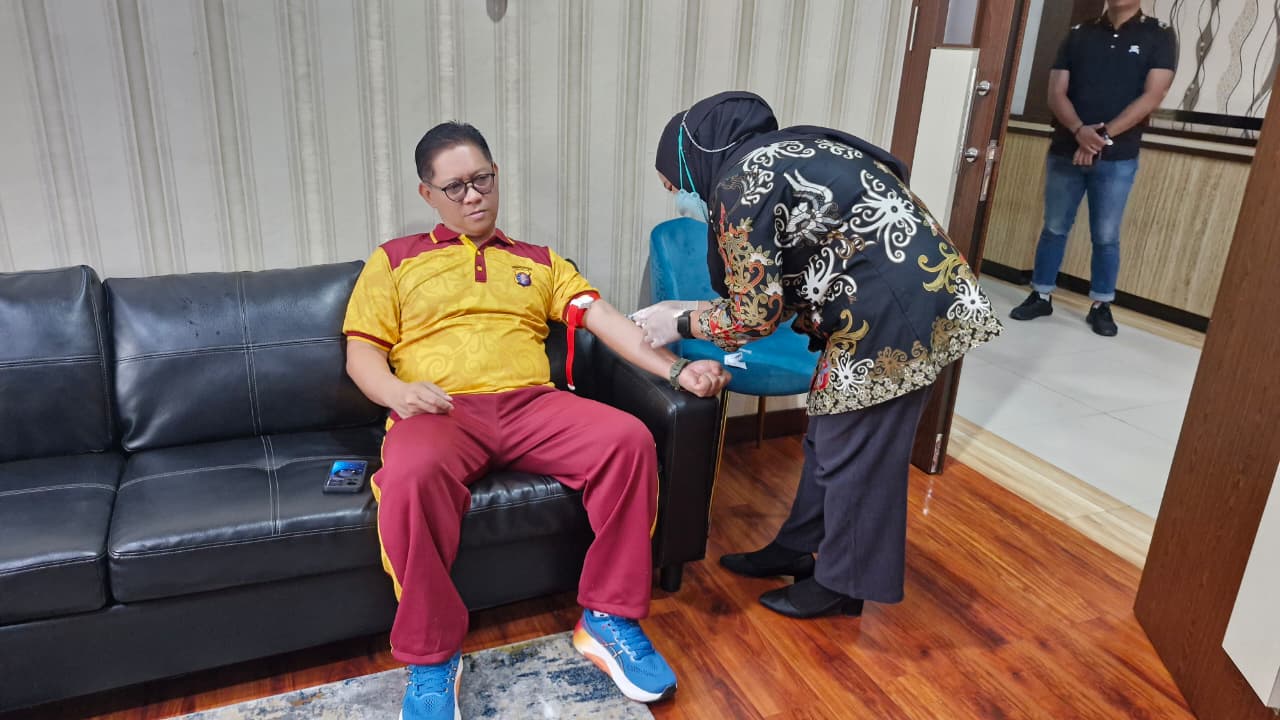 *Wujud Dukungan Kesehatan, Rumah Sakit Bhayangkara Gelar Medical Check Up Pejabat Utama Polda Kalteng*