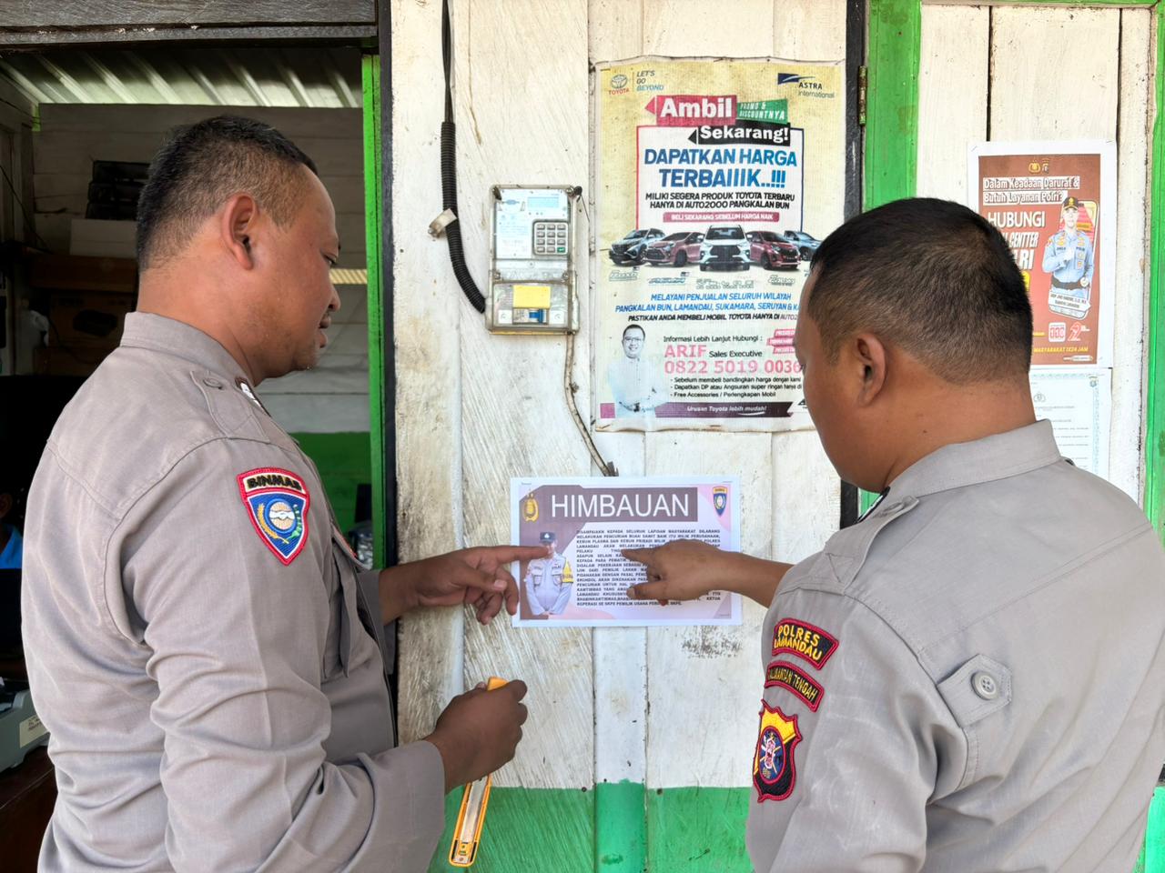 Cegah Konflik dan Pencurian Sawit, Bhabinkamtibmas Polsek Bulik Himbau Warga Jangan Beli Buah Tak Bertuan