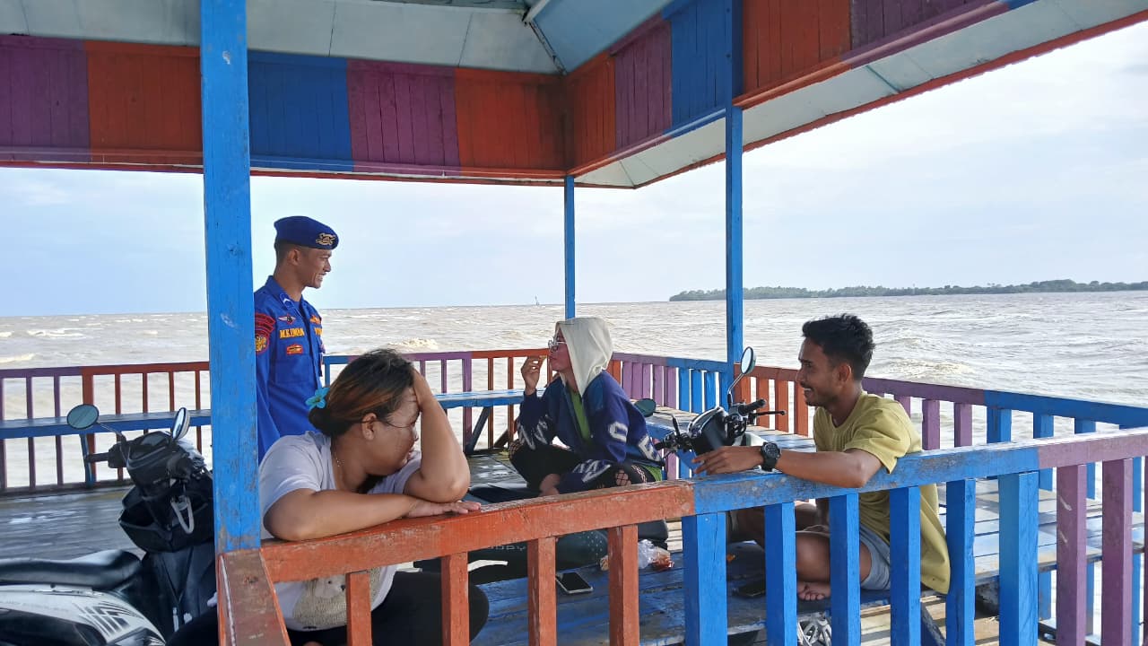 ‎Mako perwakilan Das Jelai melaksanakan PAM di pantai “We Love Jelai”