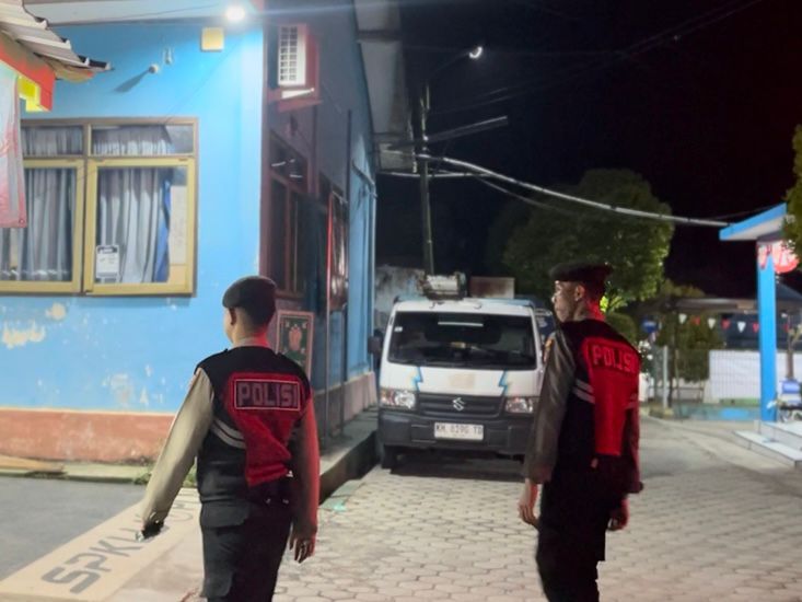 Sat Samapta Polres lamandau laksanakan patroli di Kantor PLN
