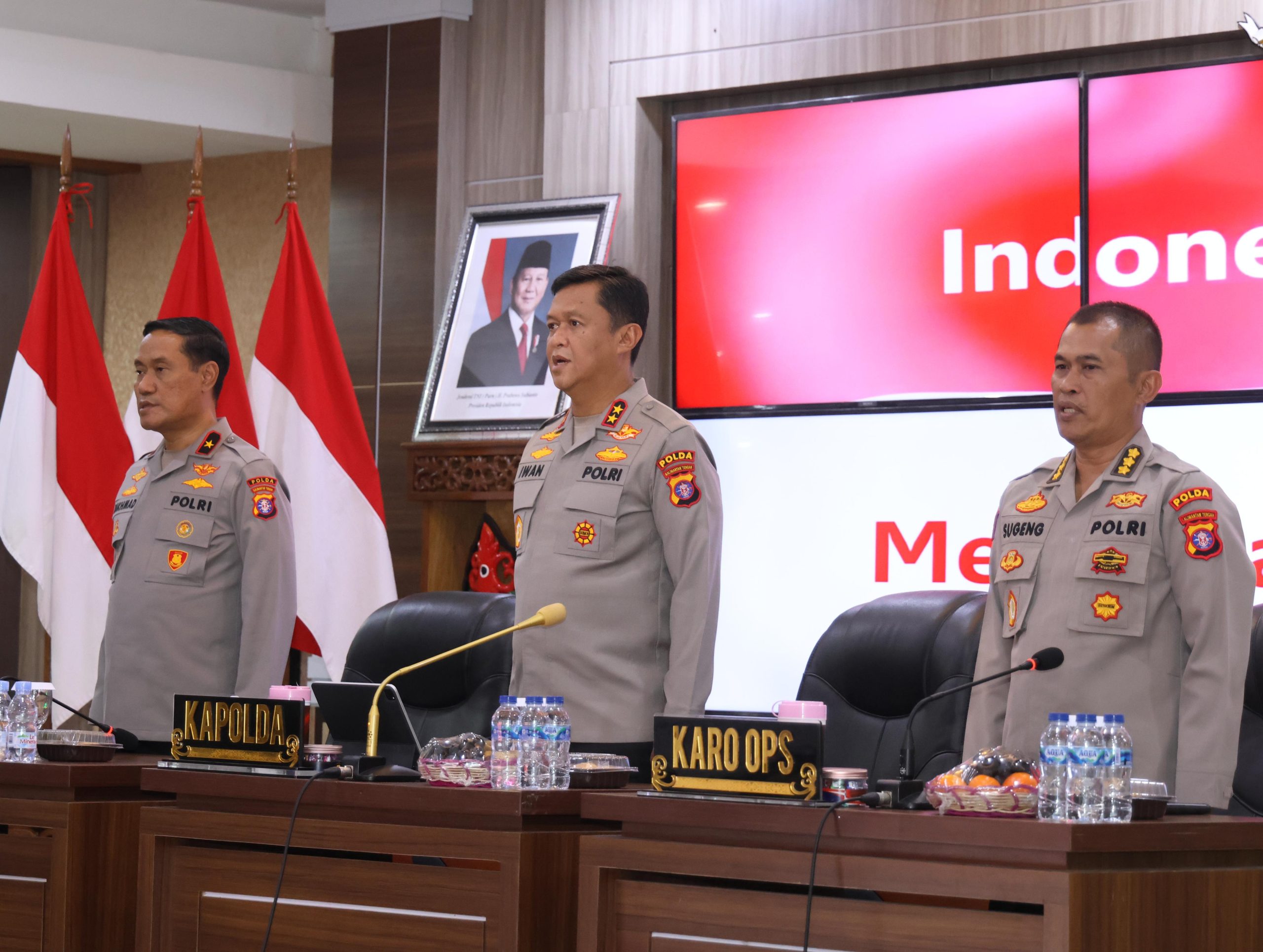 Pimpin Gelar Operasional Triwulan II Tahun 2025, Kapolda Kalteng Ingatkan Kinerja Profesional dan Sukseskan Program Pemerintah