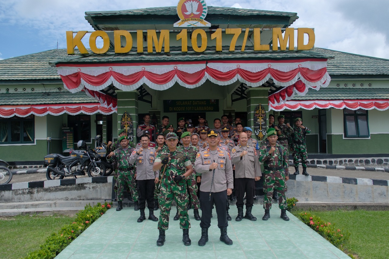 Sinergitas TNI-Polri Gelar Patroli Gabungan Skala Besar Jaga Kamtibmas dan Kondusifitas Wilayah Lamandau