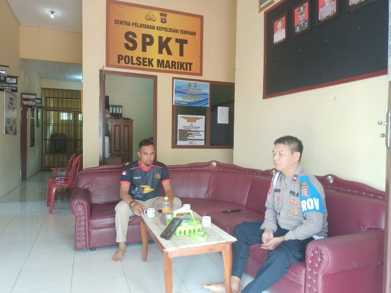 Personel Polsek Marikit Laksanakan Piket Penjagaan Mako.