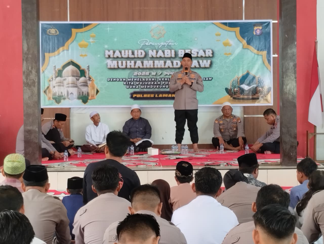 Polres Lamandau Peringati Maulid Nabi 1447 H, Tingkatkan Keimanan dan Teladani Akhlak Rasulullah