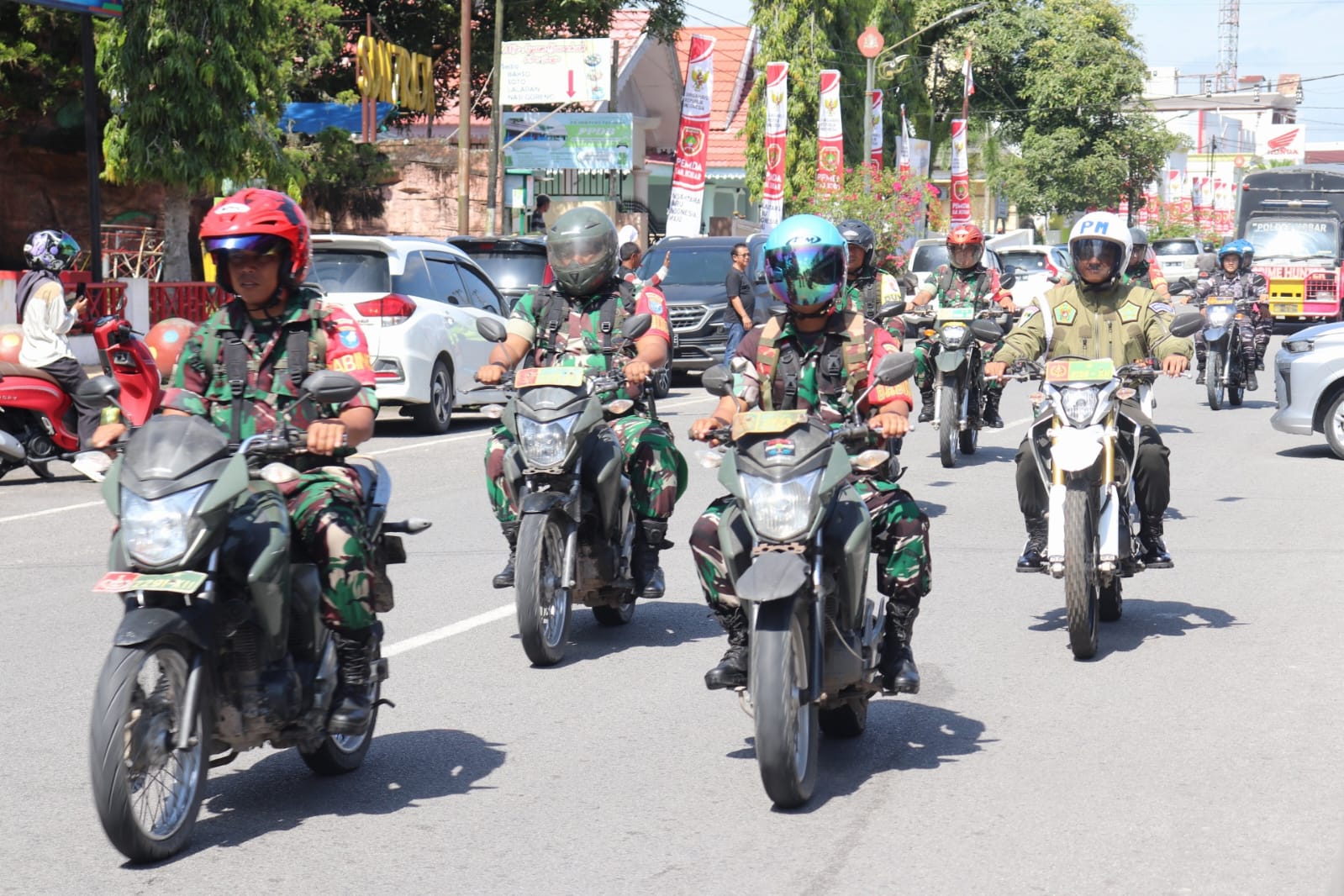 Kembali Hadir, TNI Polri Gelar Patroli Bersama Dalam Menjaga Keamanan Kamtibmas
