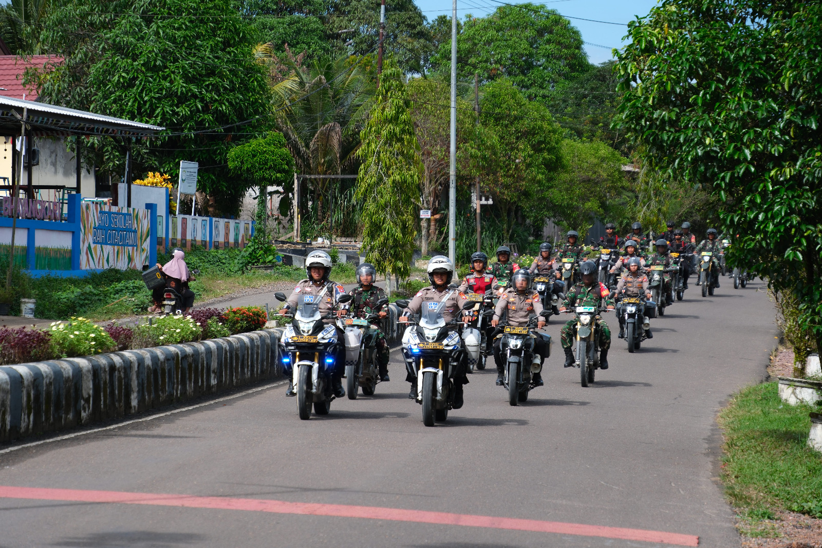 Polres Lamandau Gelar Patroli Gabungan Wujudkan Rasa Aman di Tengah Masyarakat