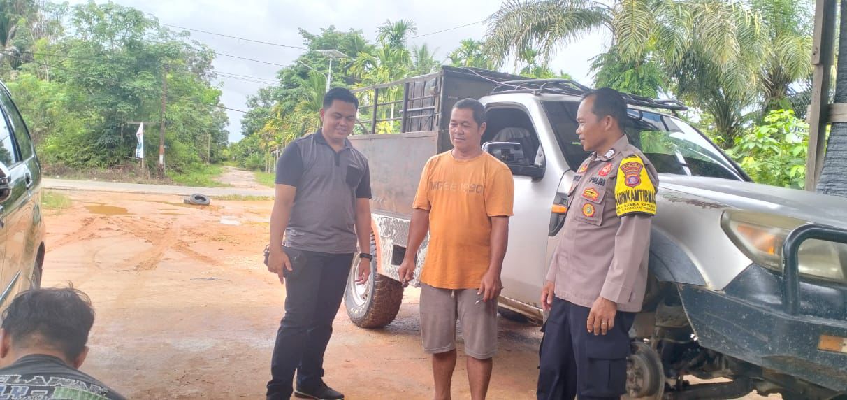 Polsek Katingan Tengah Sambang Kamtibmas