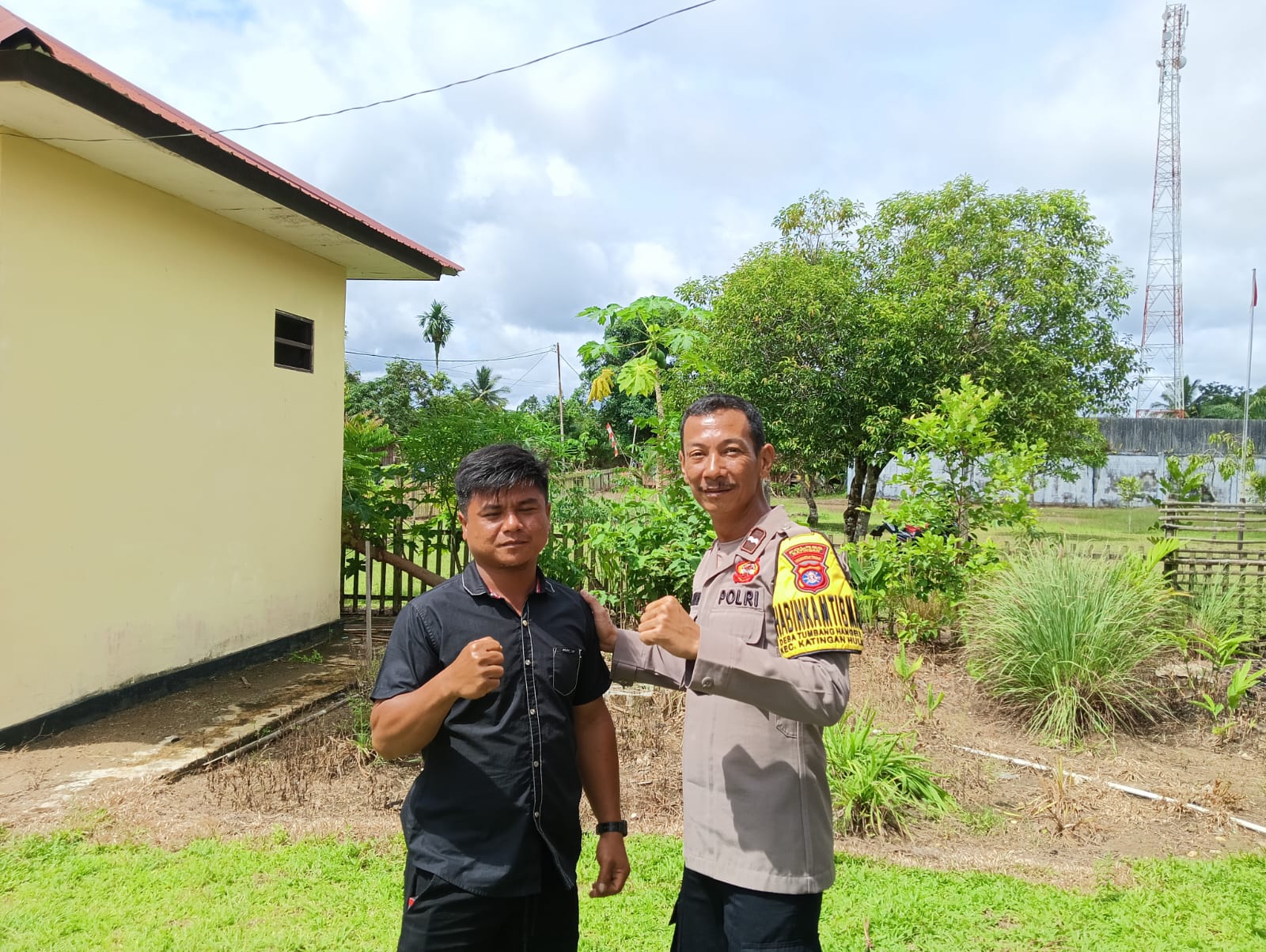 BHABINKAMTIBMAS POLSEK KATINGAN HULU SAMBANGI WARGA.