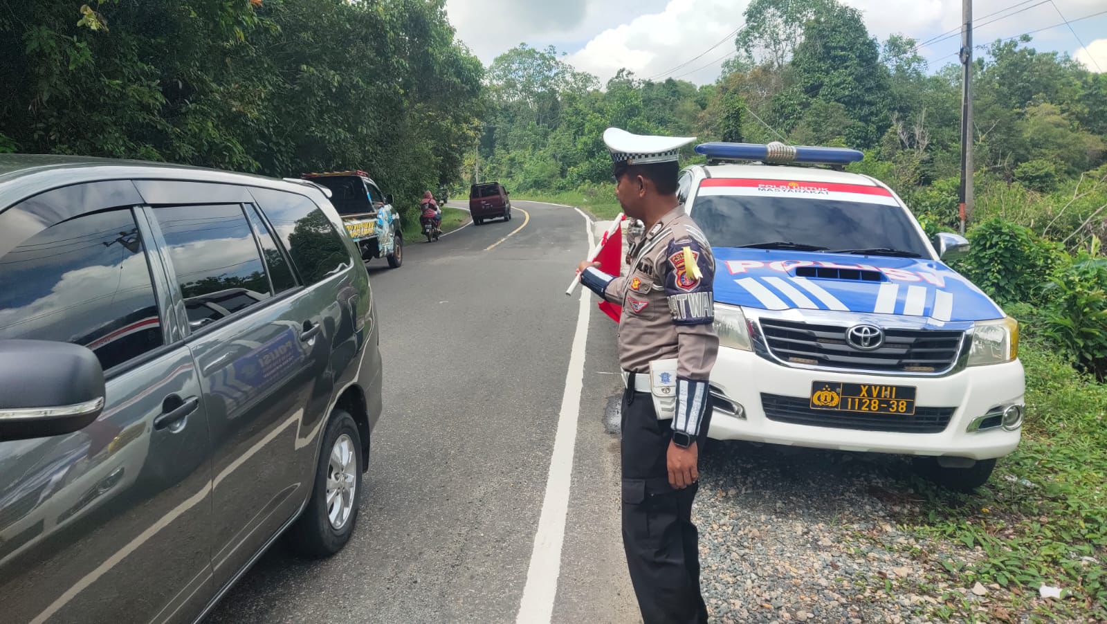 Antisipasi Laka Lantas, Satlantas Polres Katingan laksanakan patroli ke titik-titik lokasi rawan laka lantas.