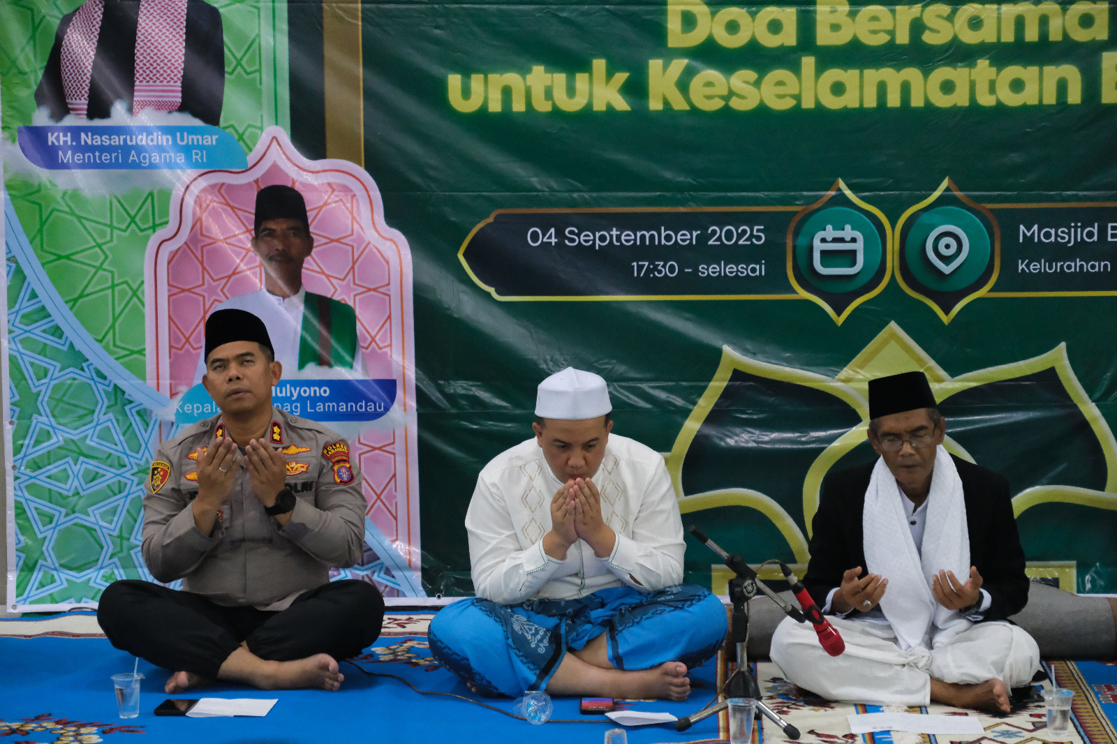 Kapolres Lamandau Hadiri Istighosah dan Doa Bersama untuk Keselamatan dan Kemajuan Daerah