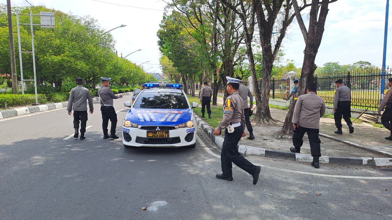 Satgas Aman Nusa I 2025 Gelar Patroli Antisipasi Konflik Sosial di Palangka Raya