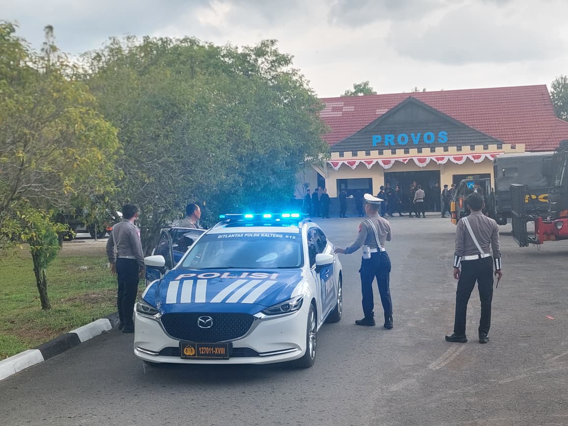 Pastikan Wilayah Kondusif Selama Operasi Aman Nusa I, Polda Kalteng Lakukan Patroli Kamtibmas