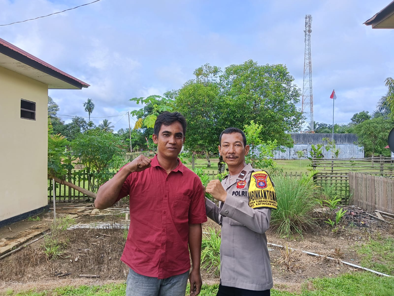 BHABINKAMTIBMAS POLSEK KATINGAN HULU SAMBANGI WARGA.