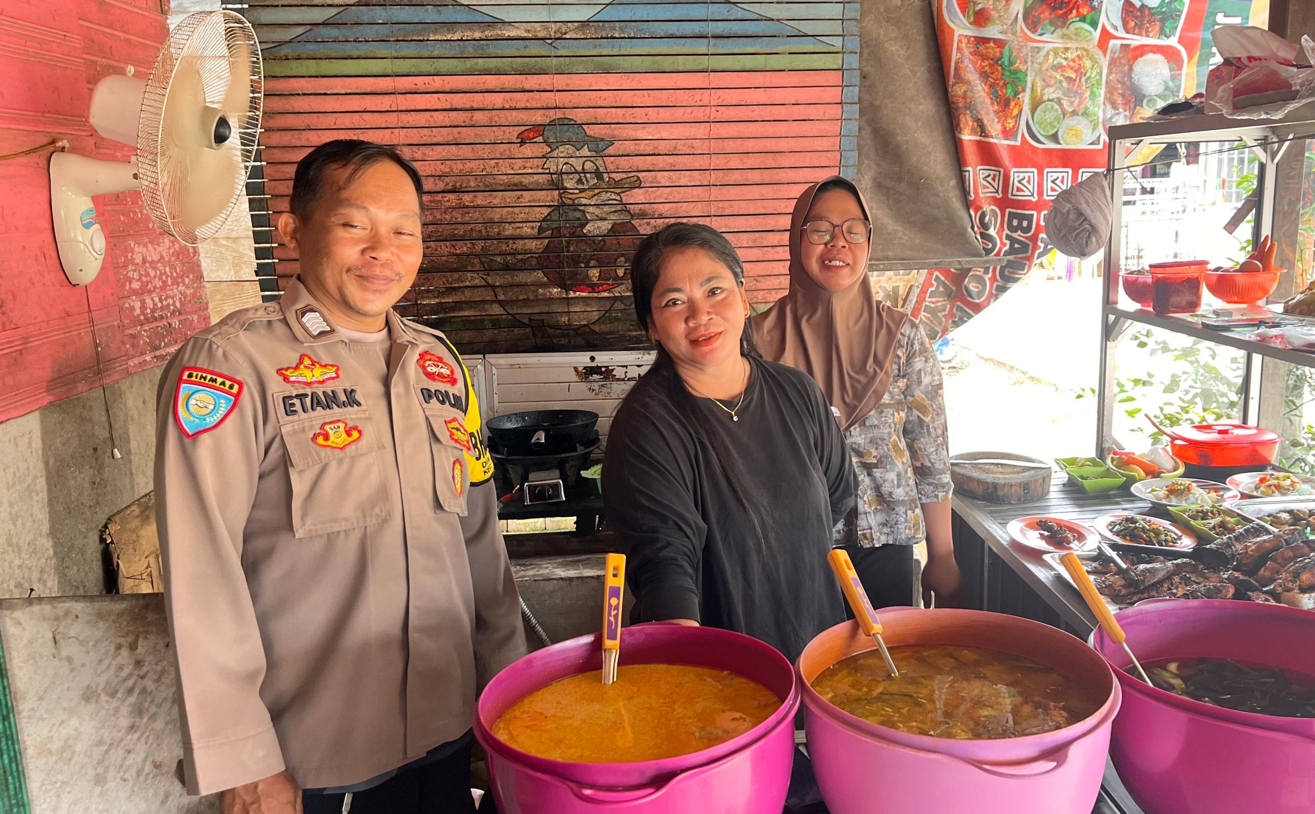 Perkuat Kamtibmas, Polsek Katingan Tengah Sambangi Warga