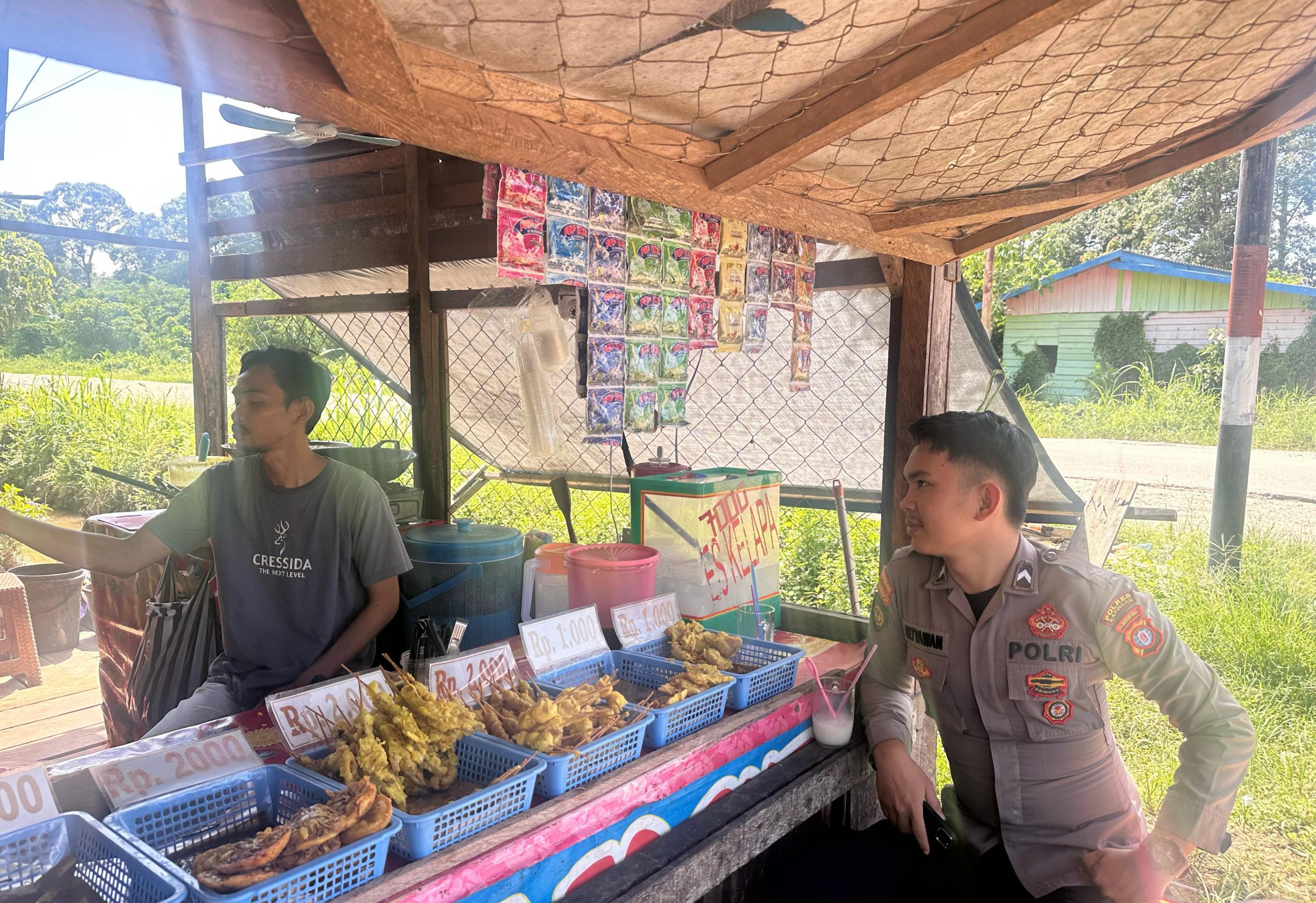 Polsek Katingan Tengah Sambang Kamtibmas