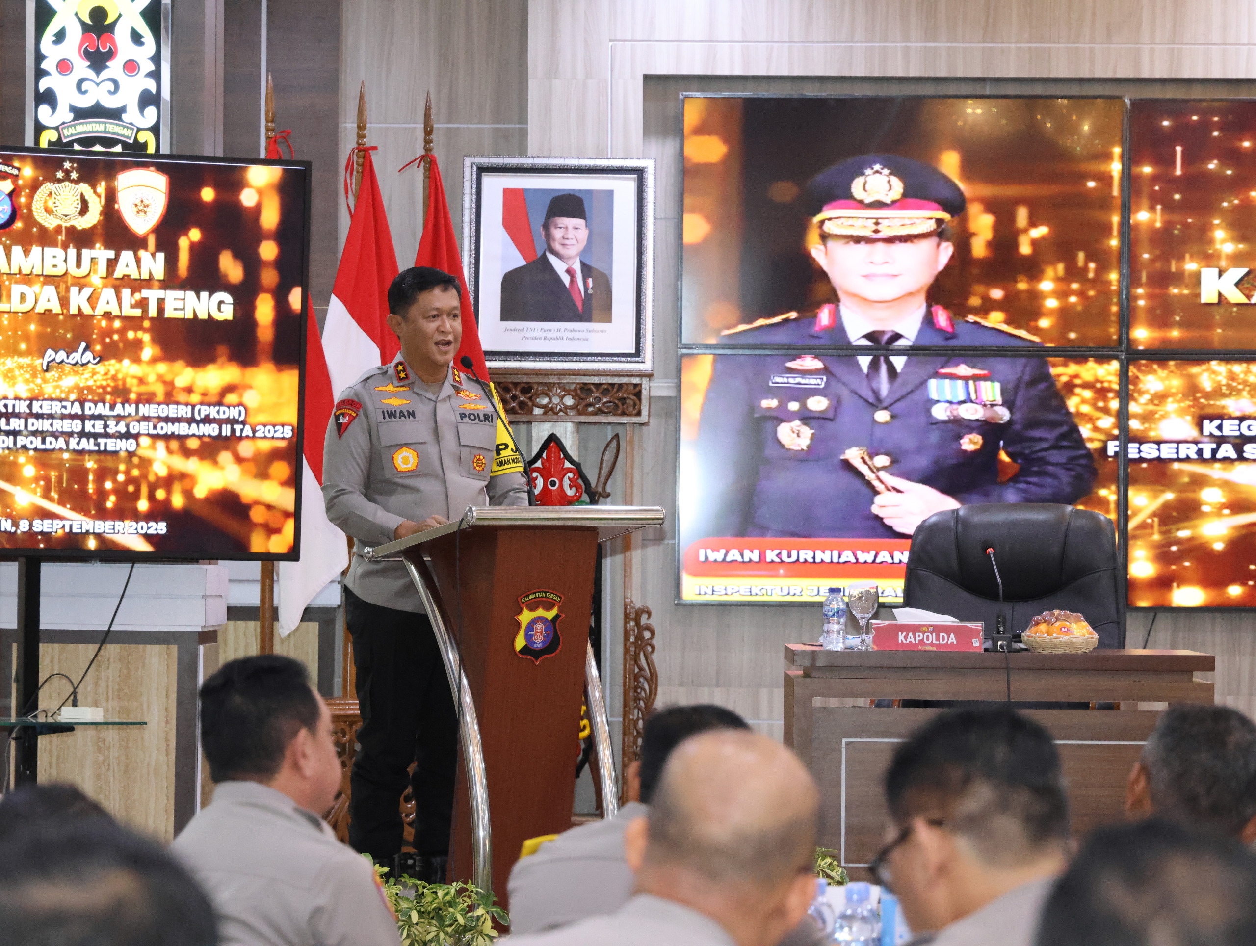7 Serdik Sespimti PKDN di Polda Kalteng, Kapolda Berharap Ada Masukan dan Solusi Kamtibmas