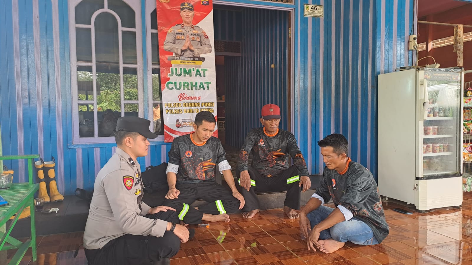 Polsek Gunung Purei Gelar Jumat Curhat, Warga Antusias Sampaikan Aspirasi