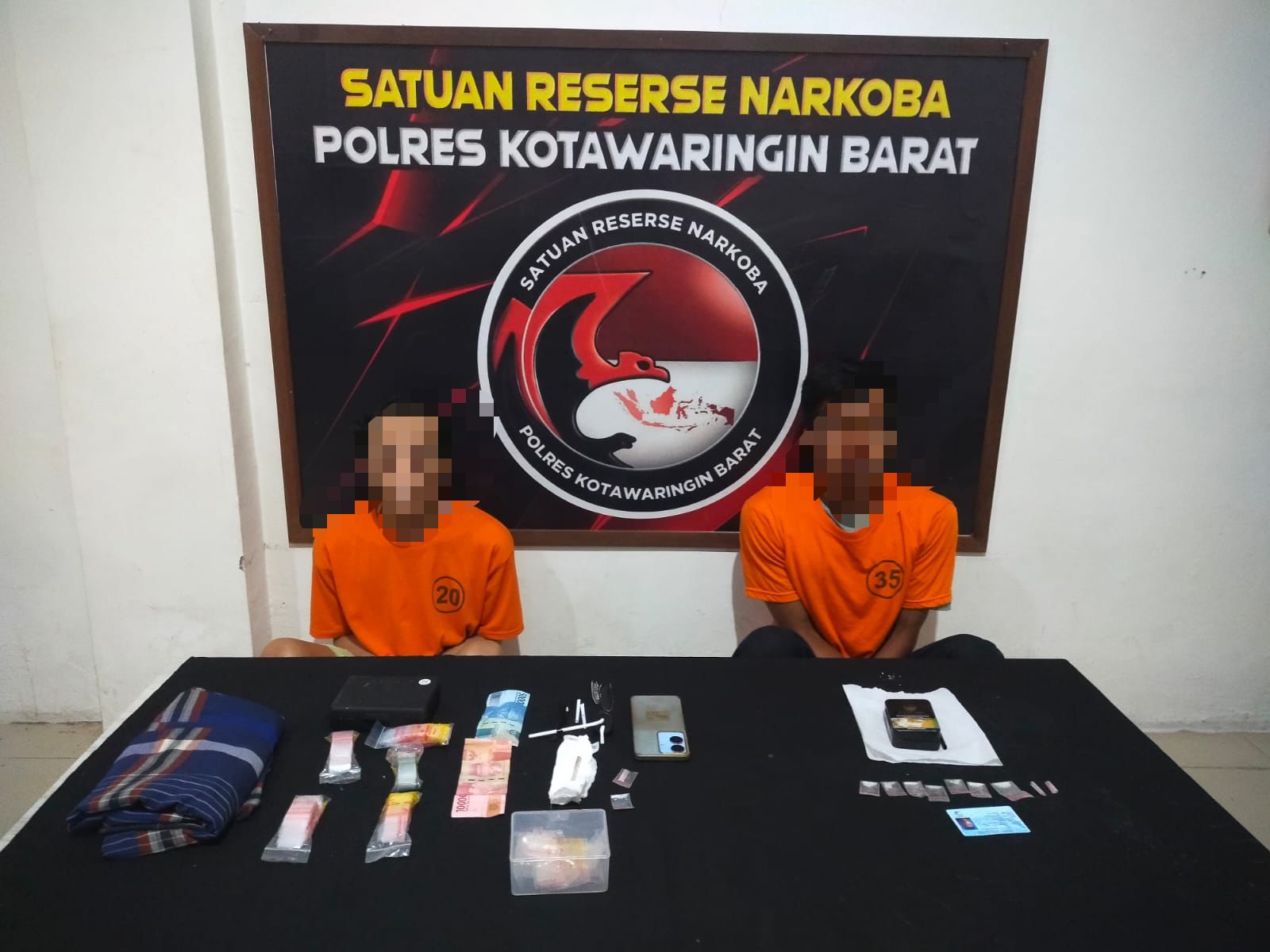 Dalam Satu Hari, Polres Kobar Ciduk Dua Pengedar Narkotika