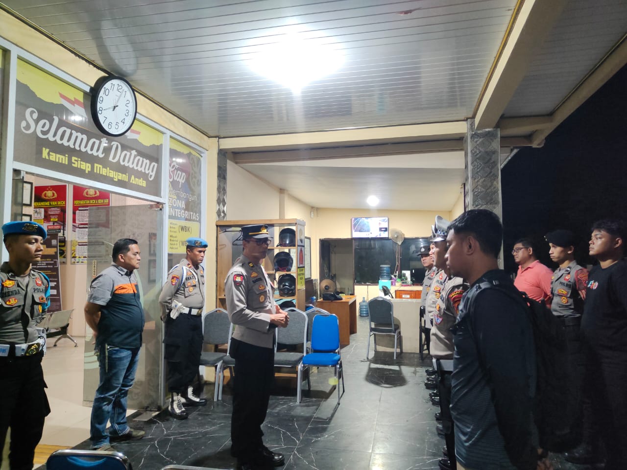 Personil Polres Lamandau Patroli KRYD strategi Cegah Tindakan Premanisme