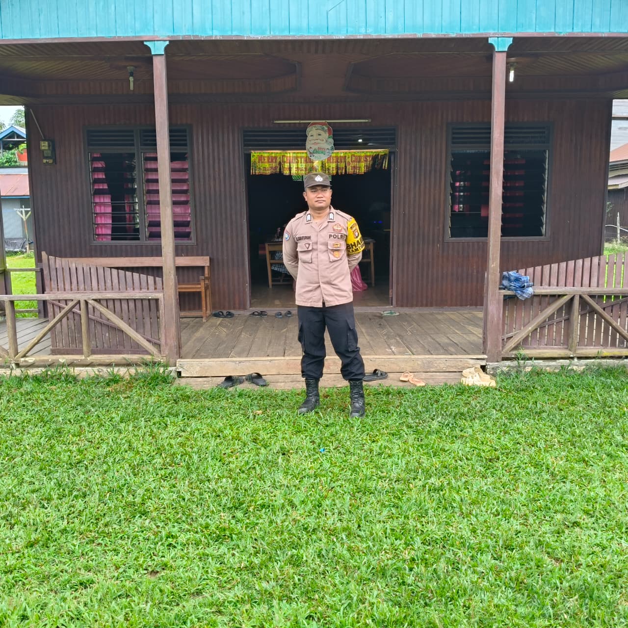 Sambangi Rumah Ibadah Patroli dan Pengamanan tempat Ibadah Minggu Gereja – gereja diwilayah Kec Marikit, Kab. Katingan