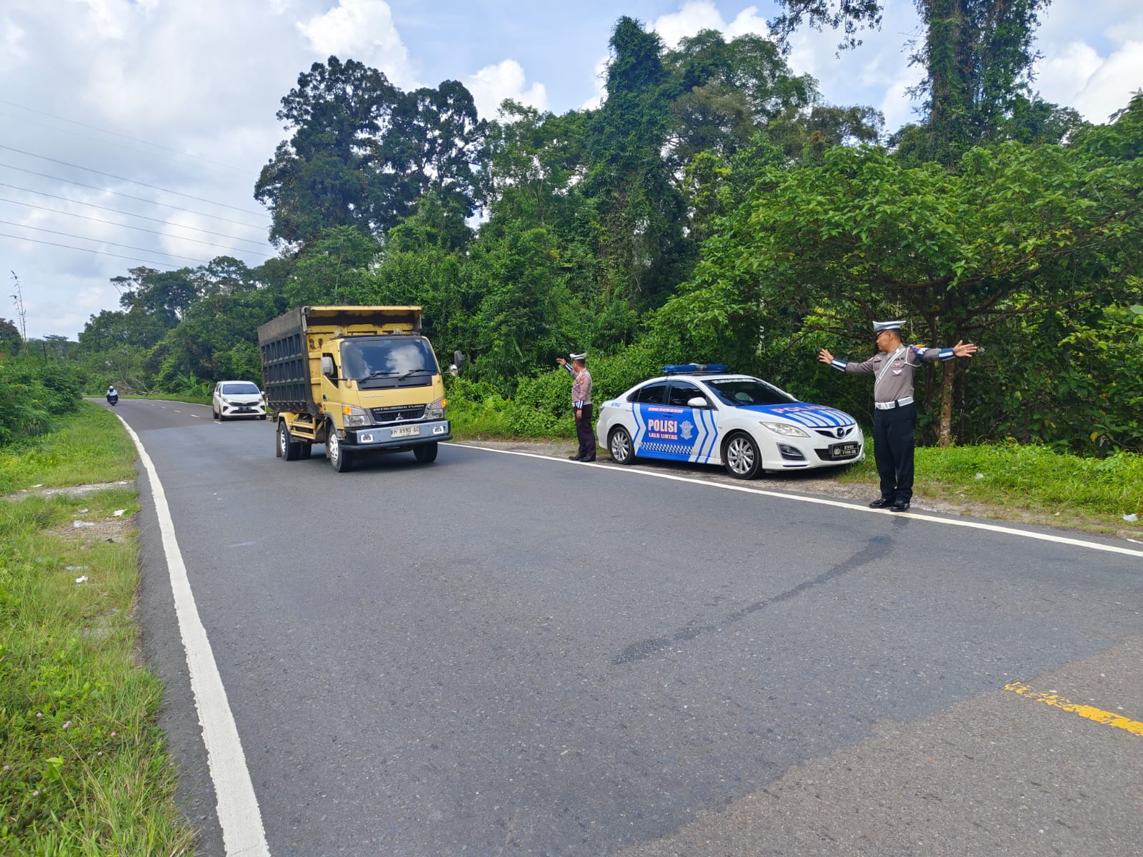 Satlantas Polres Katingan Melaksanakan Patroli Rawan Laka