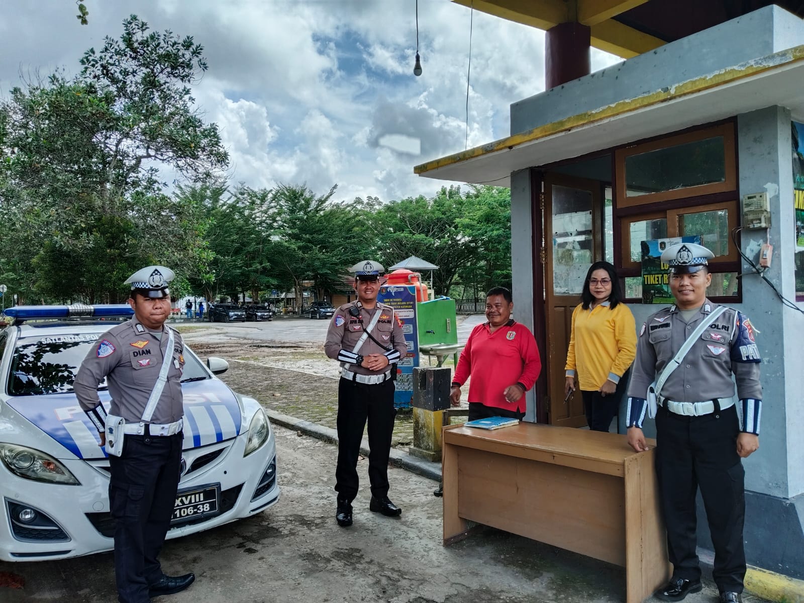 Cek Situasi Kamtibmas dengan Patroli Objek Wisata Bukit Batu oleh Satlantas Polres Katingan