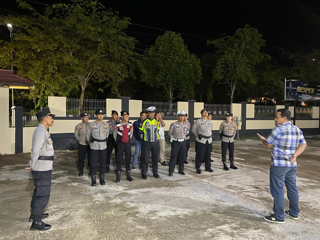 Polres Lamandau Laksanakan KRYD Mencegah Potensi Gangguan Kamtibmas