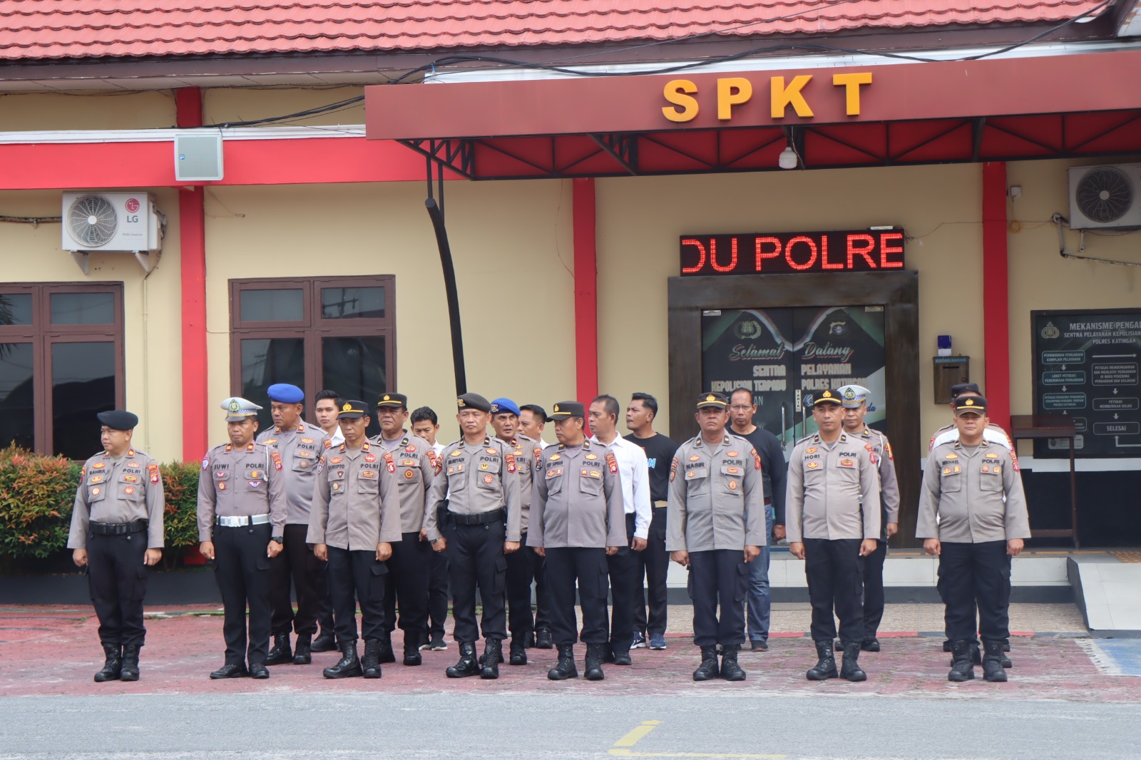 Kapolres Katingan Pimpin Apel Jam Pimpinan, Tekankan Persiapan Menyambut Kunjungan Kapolda